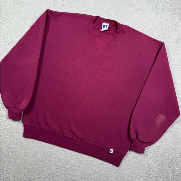 Vintage 90s Russell athletic blank sweatshirt - Picture 1 of 4